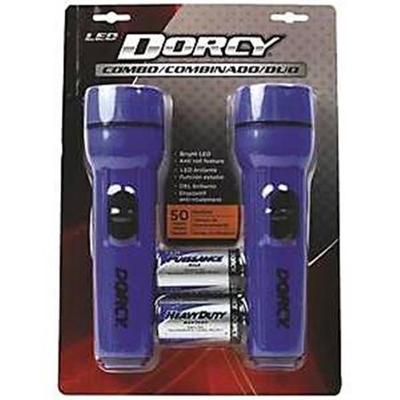 DORCY Dorcy International 7117559 41-2594 Combo LED 1D Flashlight; Pack of 2 7117559